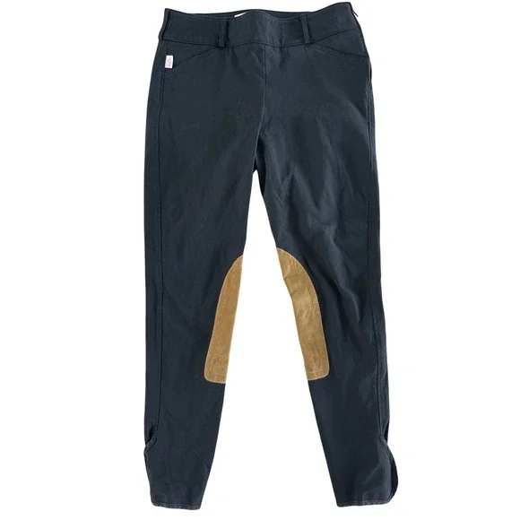 The Tailored Sportsman Trophy Hunter Mid Rise Side Zip Breech Black Tan 30 Long - Picture 7 of 15